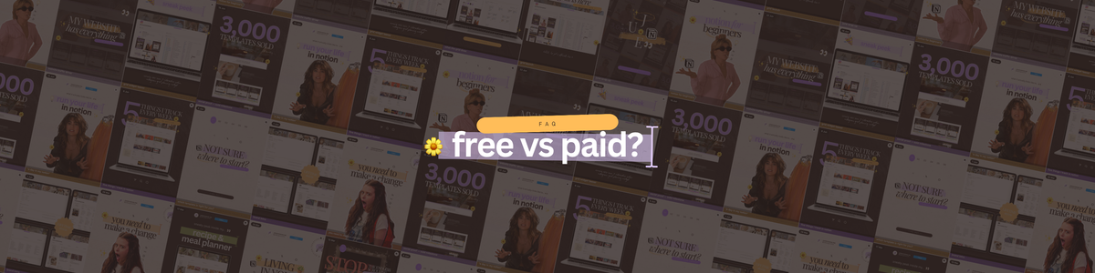 do you need notion premium for templates? (no, here’s what the free plan covers)