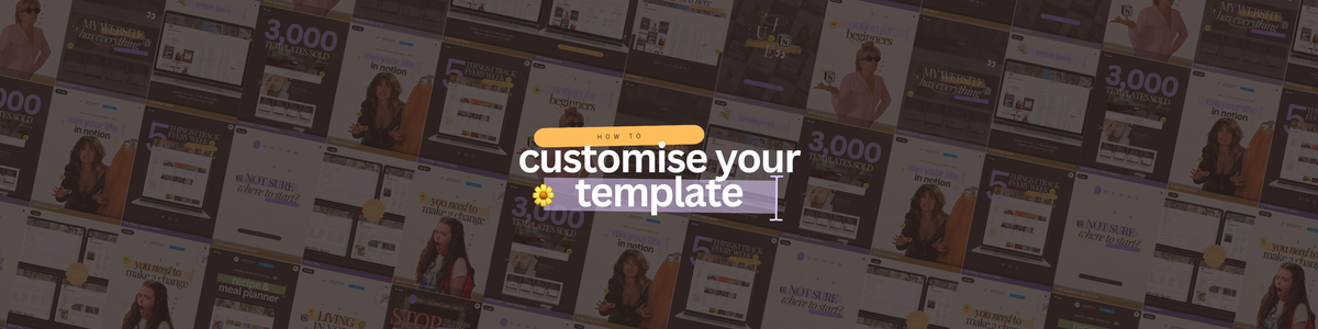 how to customise a notion template (colours, icons, covers & more)