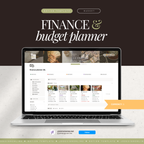 finance & budget planner | notion template
