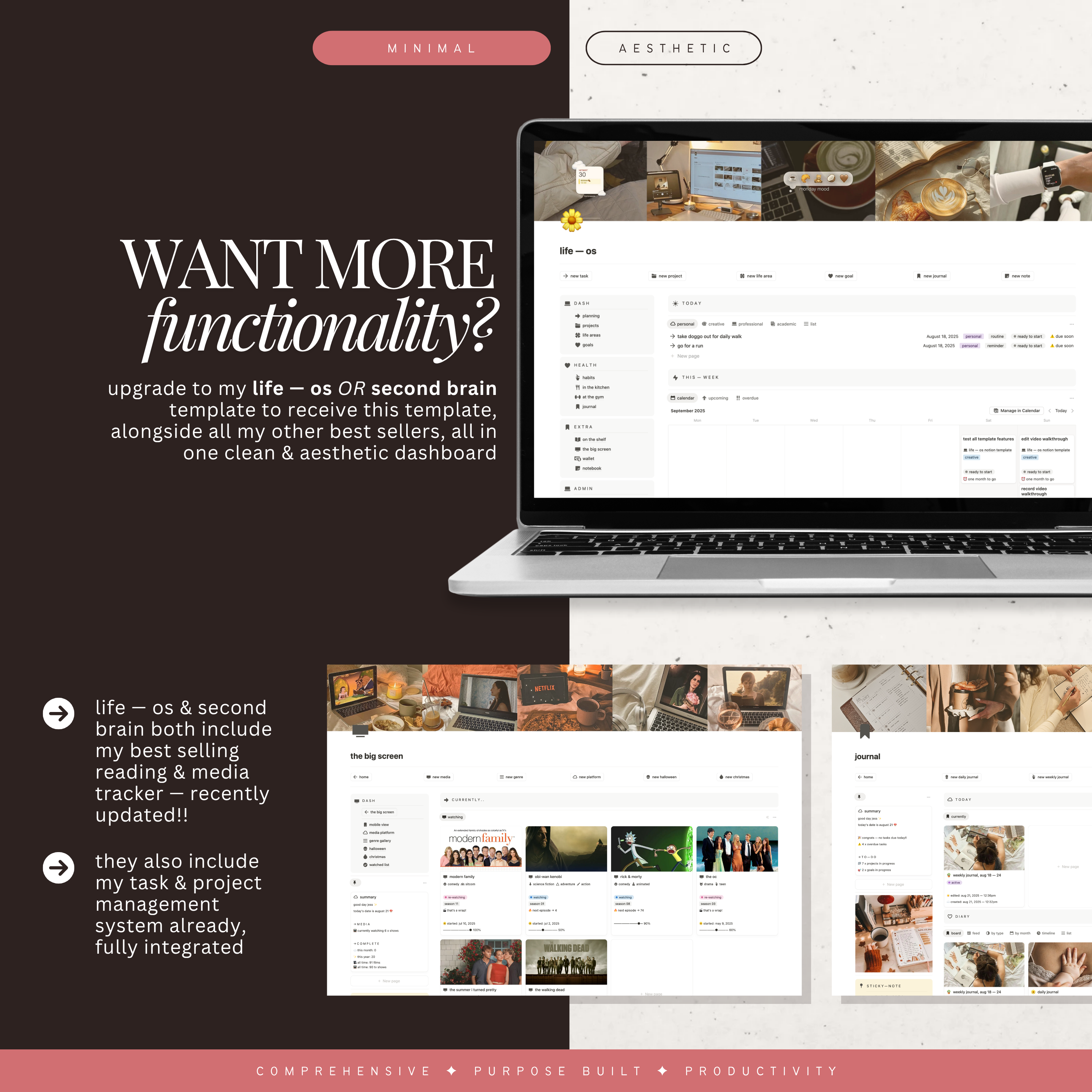 task & project management hub | notion template