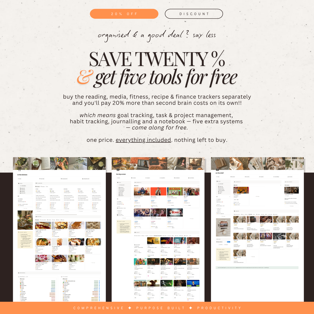 life os planner | notion template
