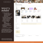 social media & content planner + instagram grid preview | notion template