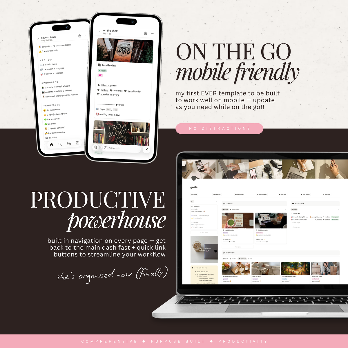 second brain & para method | notion template