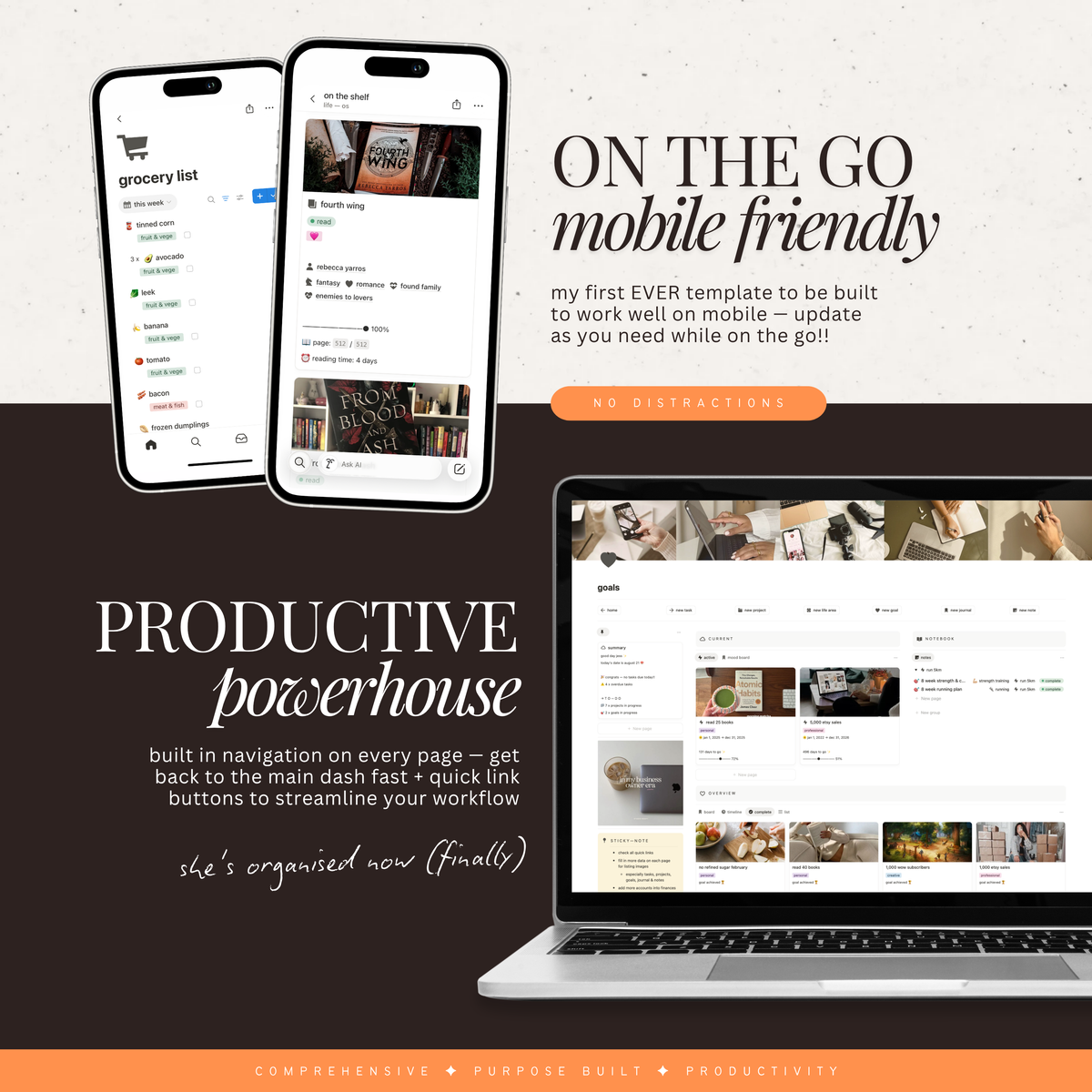 life os planner | notion template