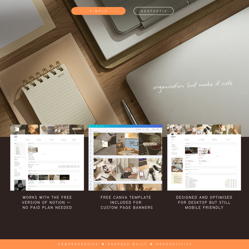 life os planner | notion template