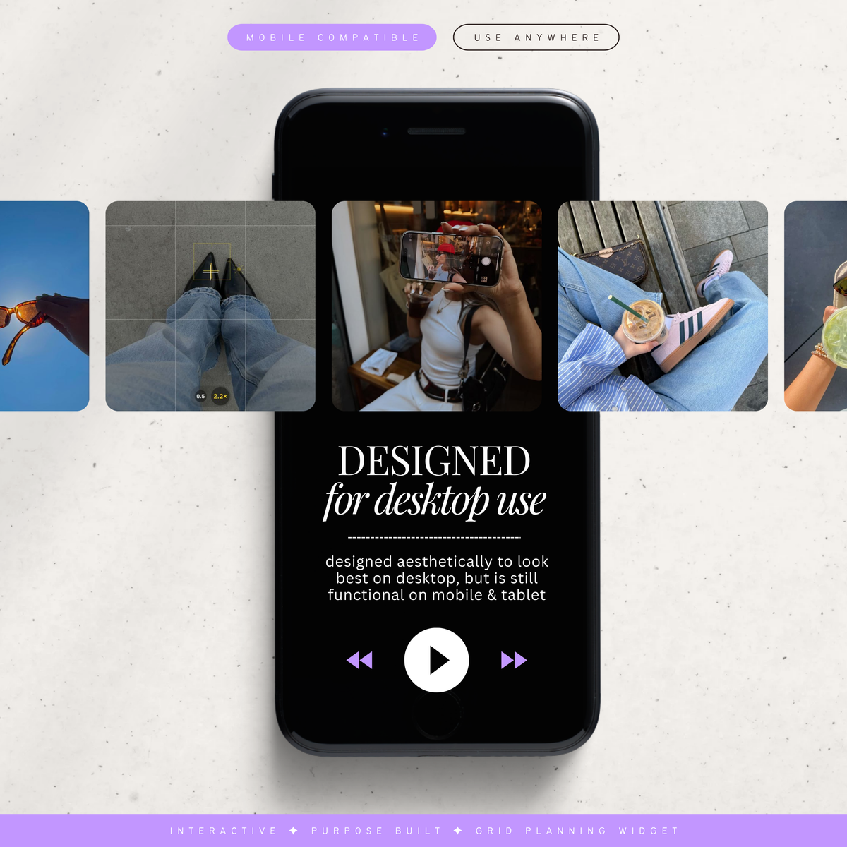 grid. by jd | instagram grid planner widget for notion