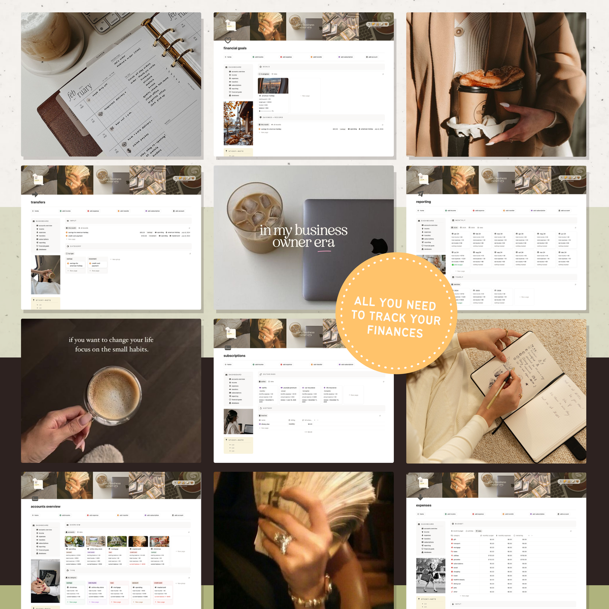finance & budget planner | notion template