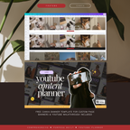 youtube content planner | notion template