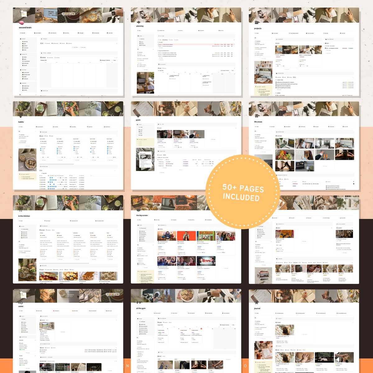 life os planner | notion template