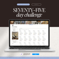 75 day challenge | notion template [advanced]