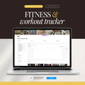 fitness & workout tracker | notion template