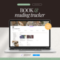 book & reading tracker | notion template