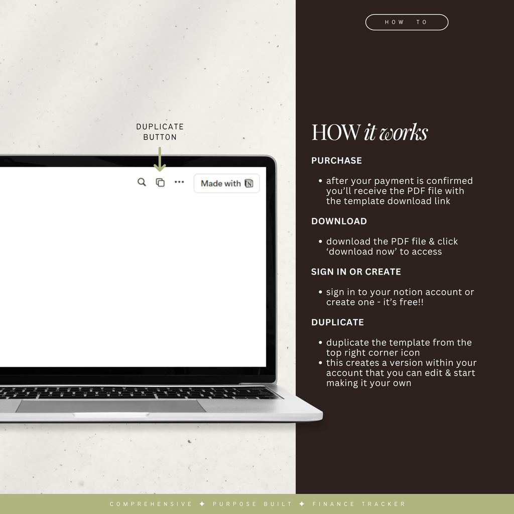 finance & budget planner | notion template