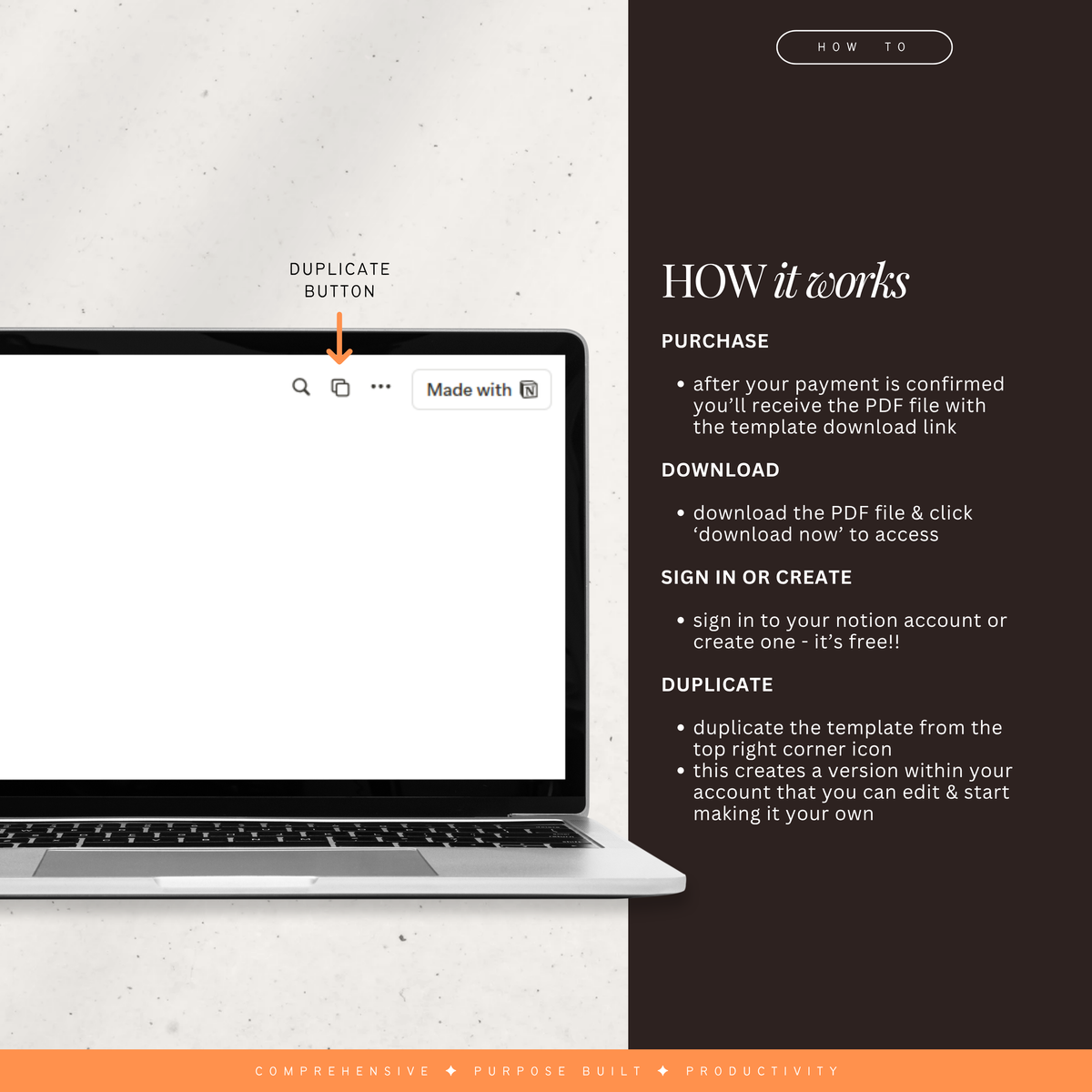 life os planner | notion template