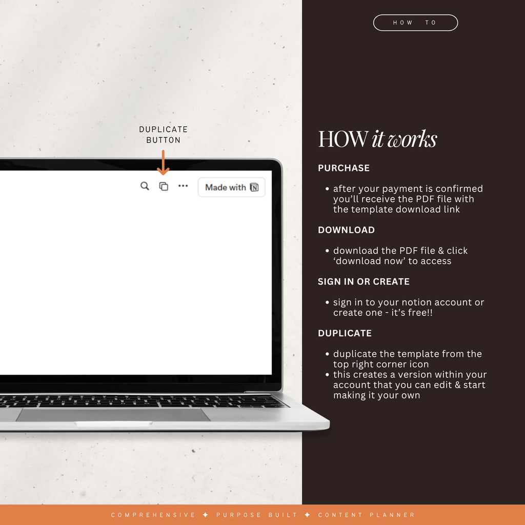 social media & content planner + instagram grid preview | notion template