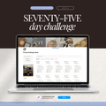 75 day challenge | notion template [freebie]