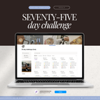75 day challenge | notion template [freebie]