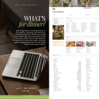 recipe & meal planner | notion template
