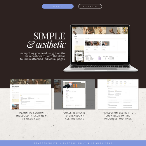 12 week year | notion template