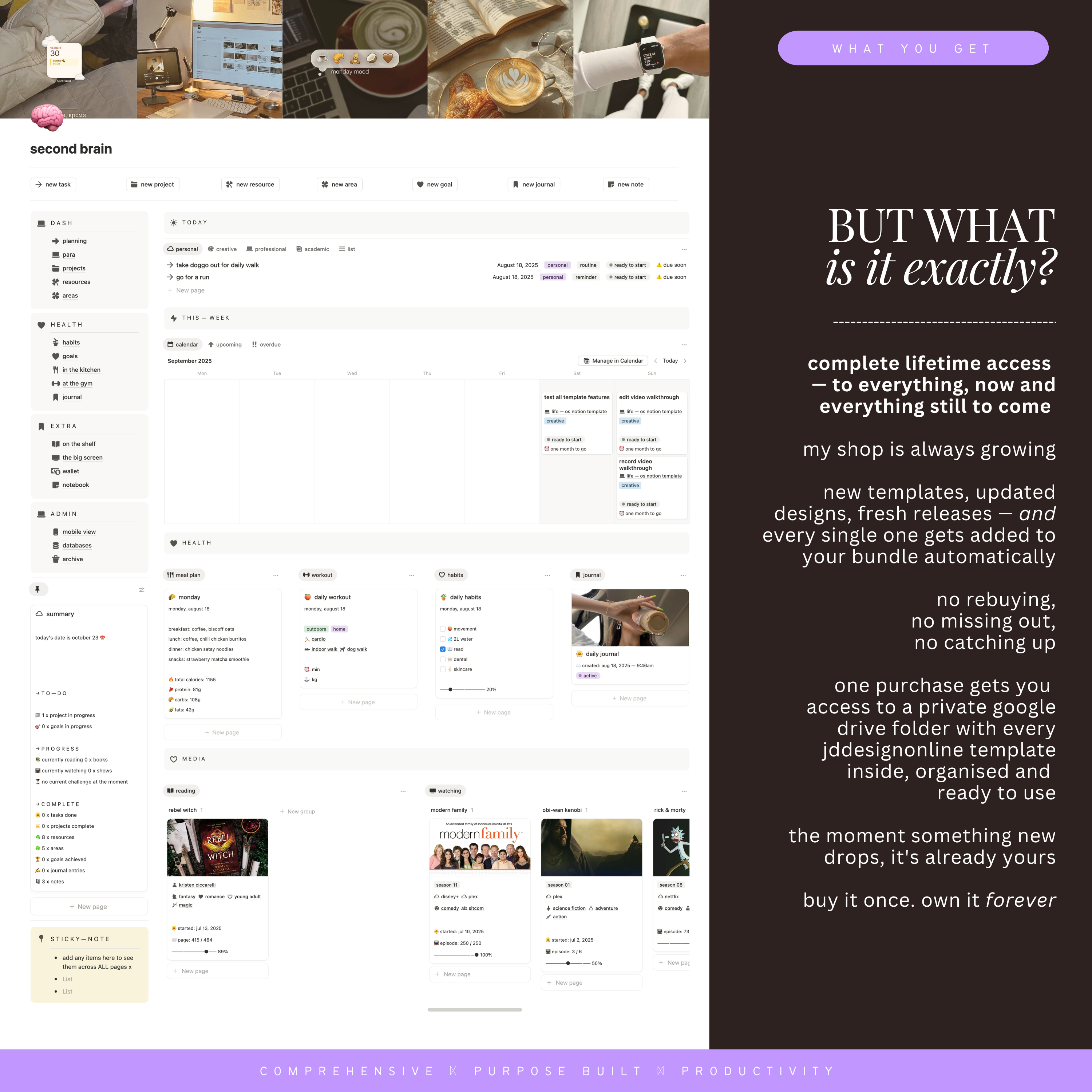 the complete bundle | notion template bundle
