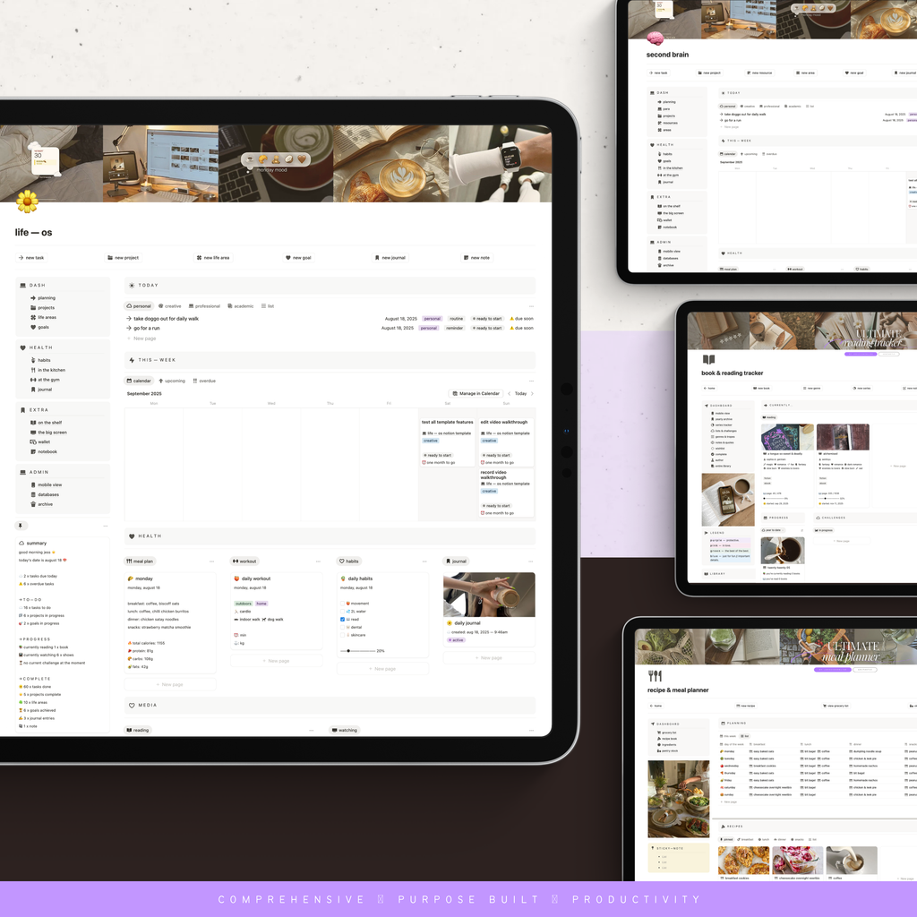 the complete bundle | notion template bundle