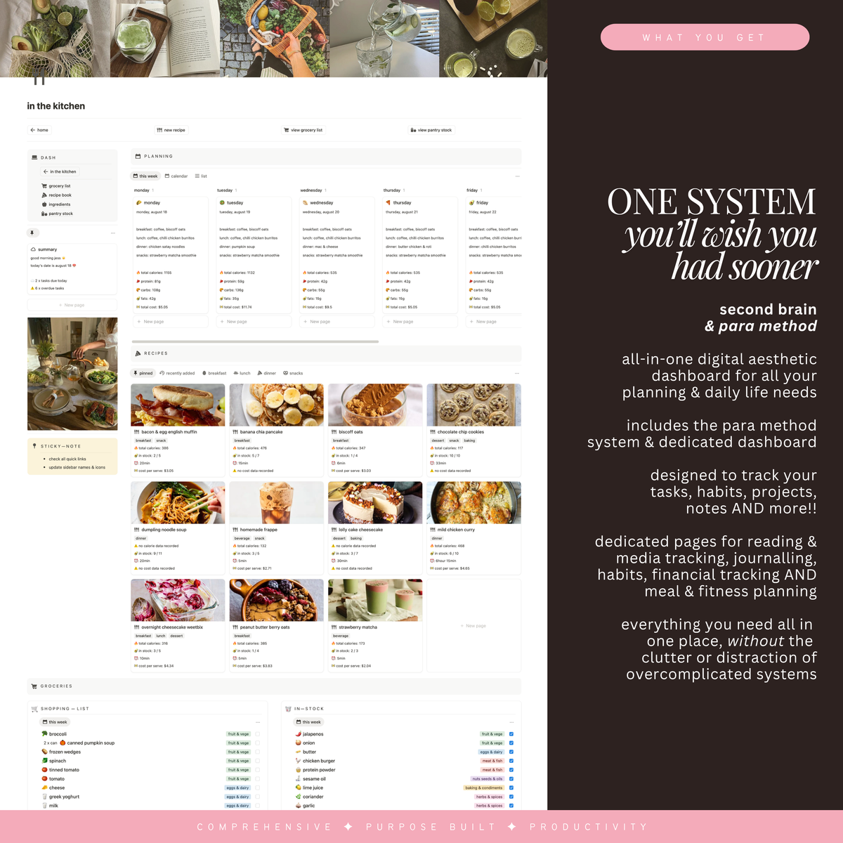 second brain & para method | notion template