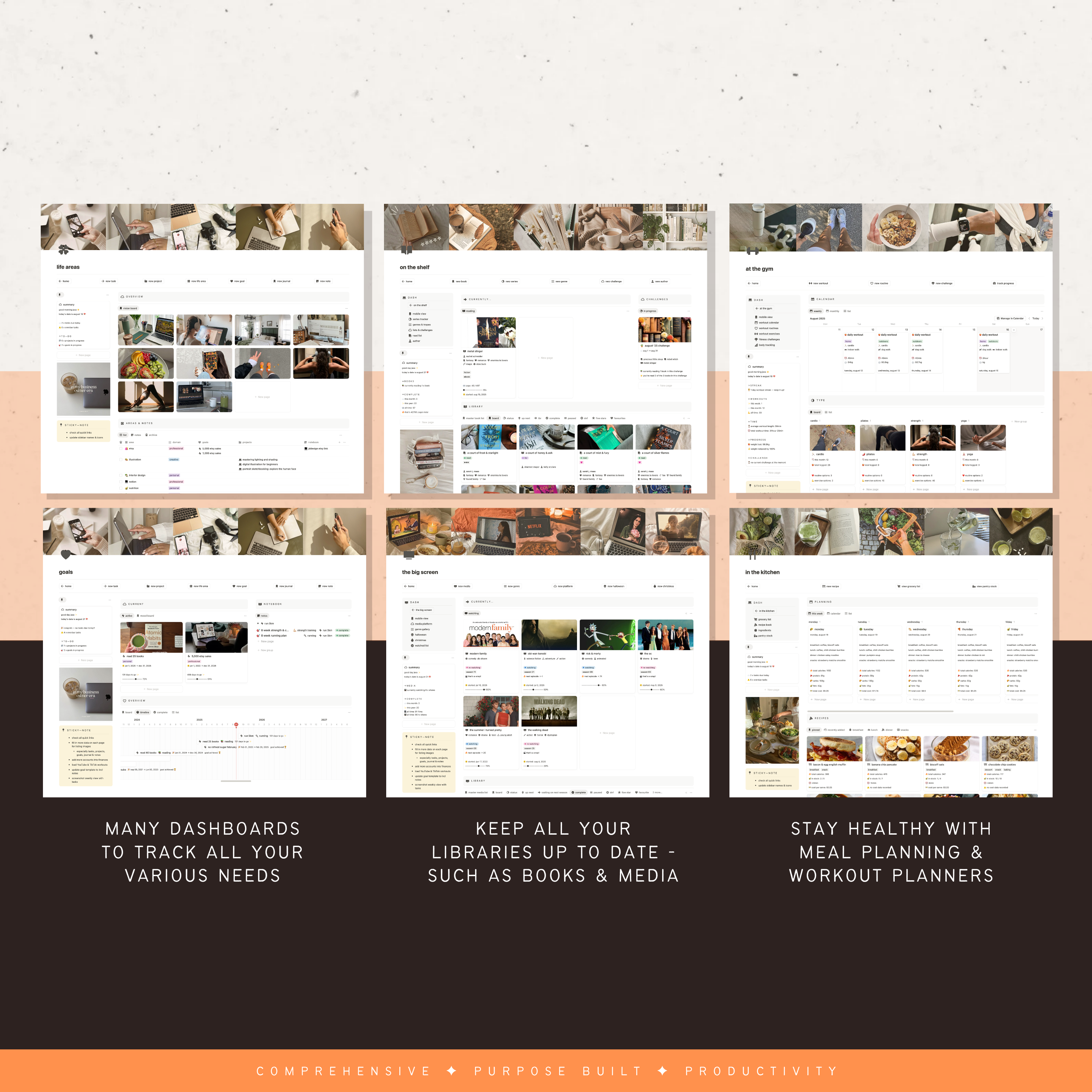 life os planner | notion template