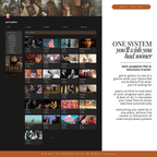 film & television tracker | notion template [dark academia theme]