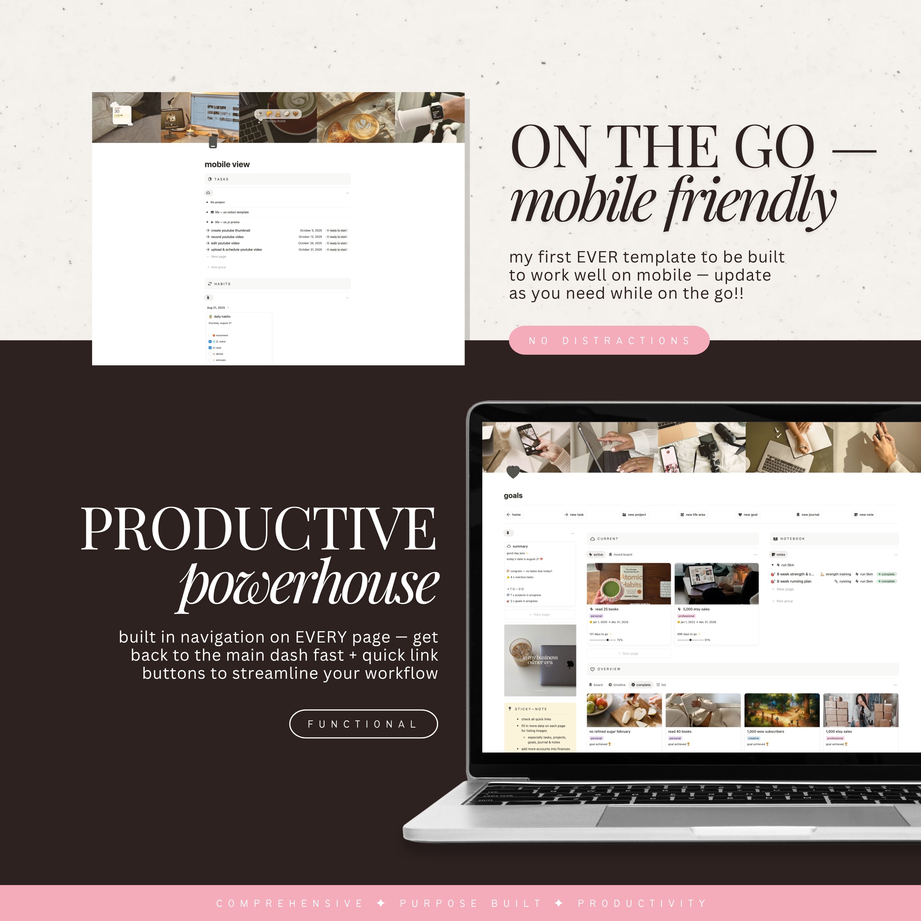 second brain & para method | notion template