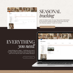film & television media tracker | notion template [academia theme]