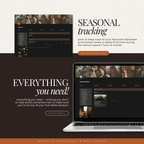 film & television tracker | notion template [dark academia theme]