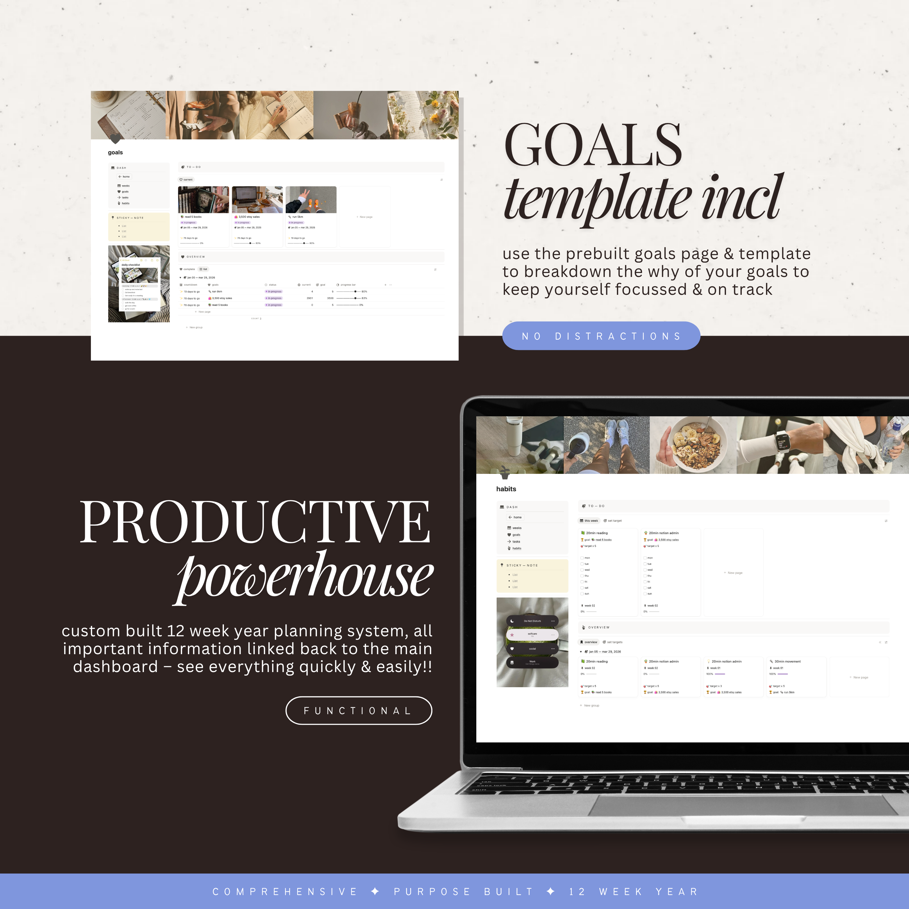 12 week year | notion template