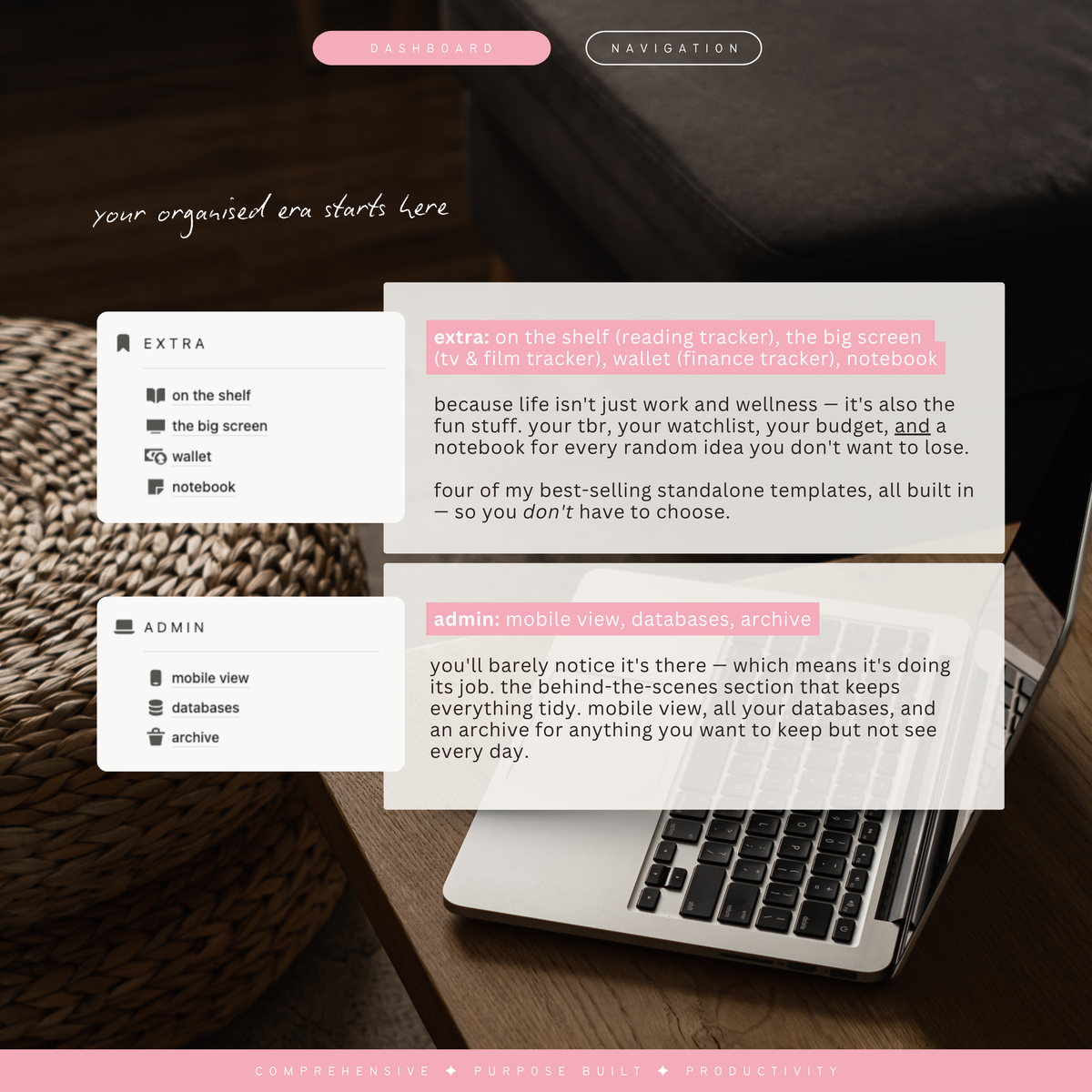 second brain & para method | notion template