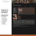 film & television tracker | notion template [dark academia theme]