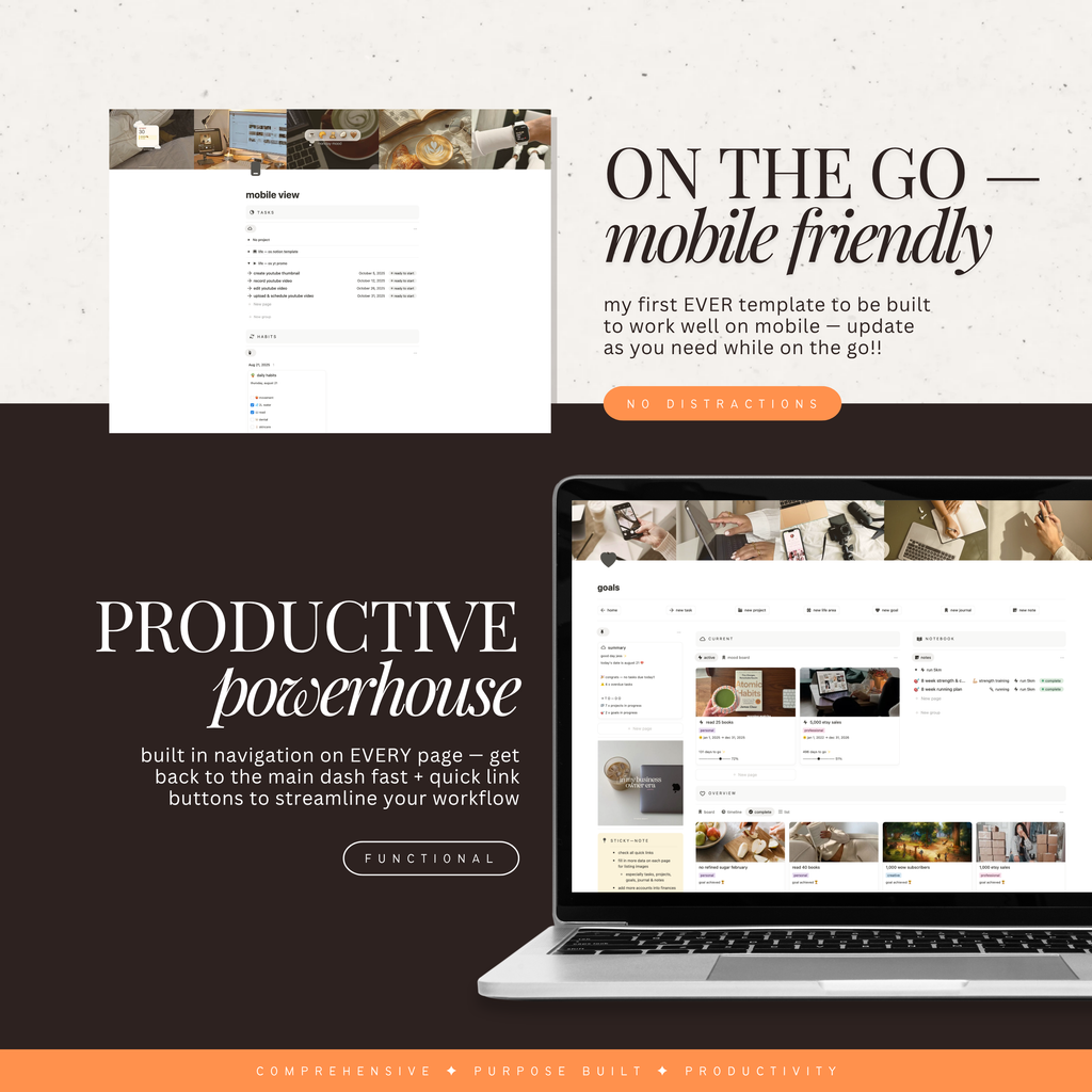 life os planner | notion template