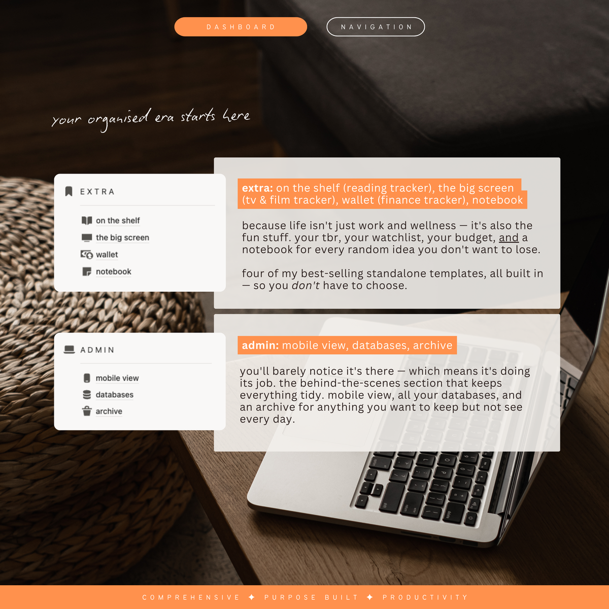 life os planner | notion template