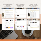 social media & content planner + instagram grid preview | notion template
