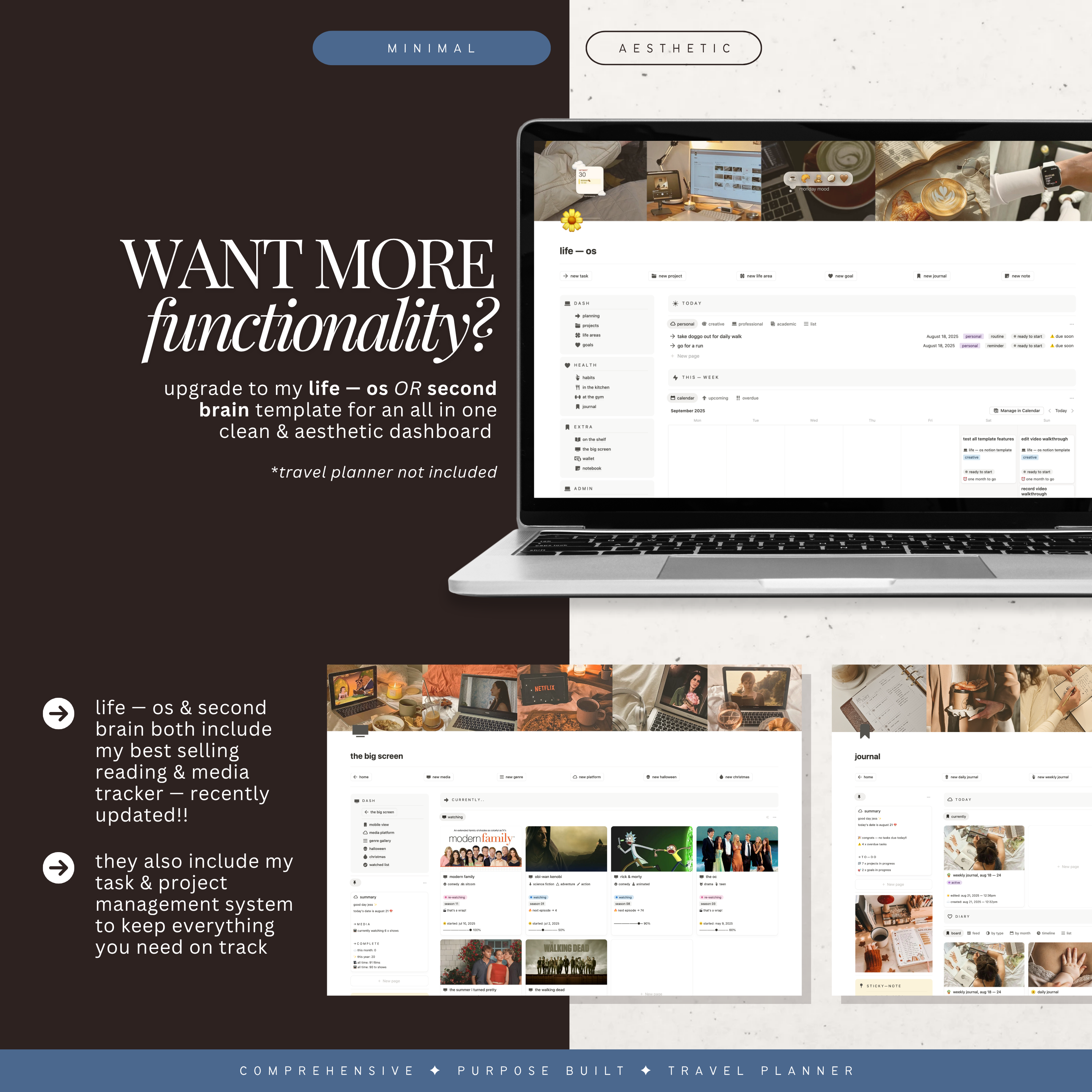travel & holiday planner | notion template