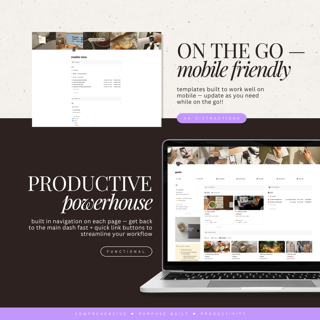 the complete bundle | notion template bundle