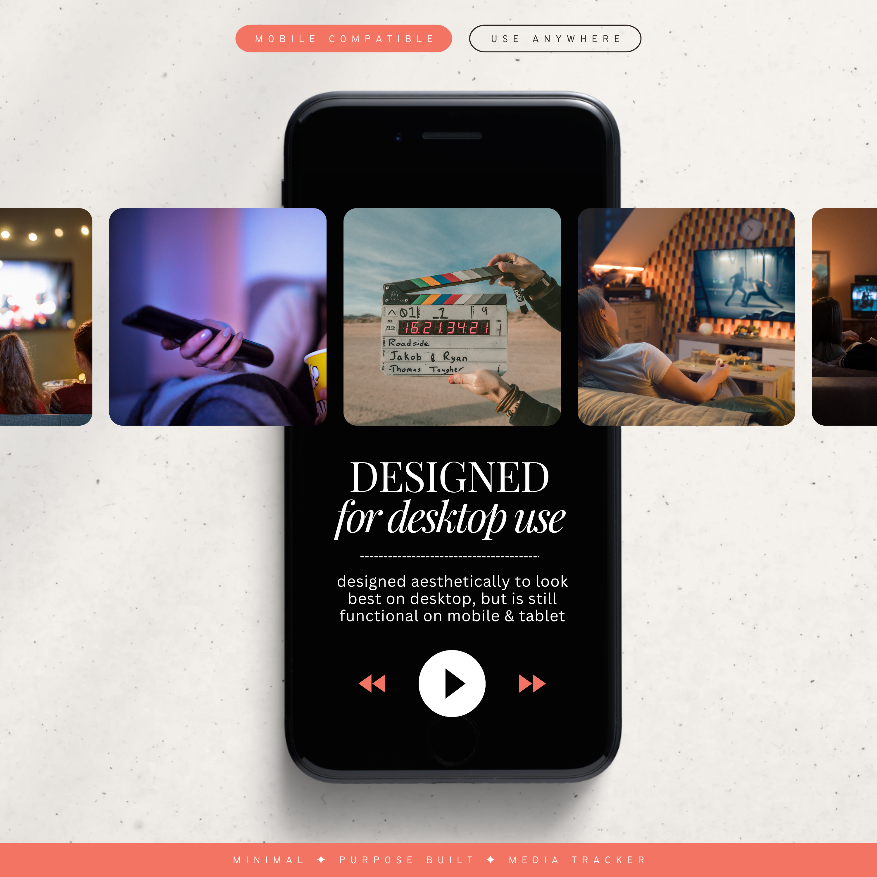 the cozy duo | notion template [reading & media bundle]