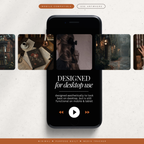 film & television tracker | notion template [dark academia theme]